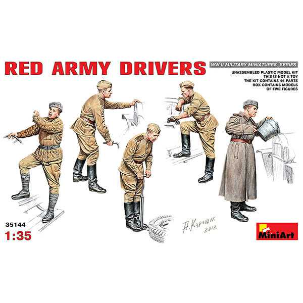 Red Army Drivers miniart 35144