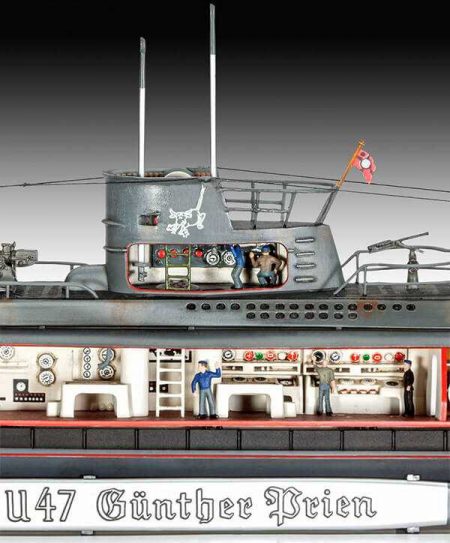 revell 05060 U-Boot U-47 con interiores 1/125revell 05060 U-Boot U-47 con interiores 1/125