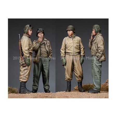 alpine miniatures 35192 us tank crew set