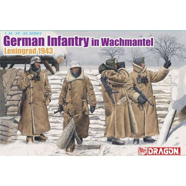 dragon 6518 German Infantry In Wachtmantel Leningrad 1943