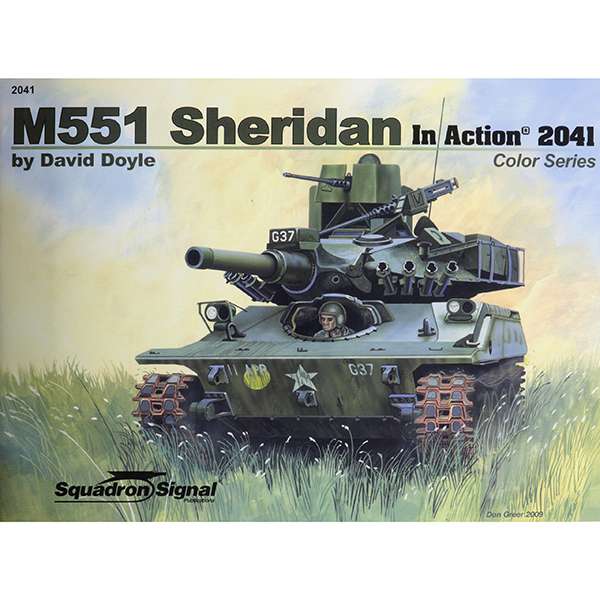 squadron 2041 M551 Sheridan in action Color Series