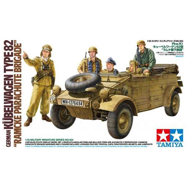 tamiya 35304 KUBELWAGEN TYPE 82, BRIGADA PARACAIDISTA RAMCKE