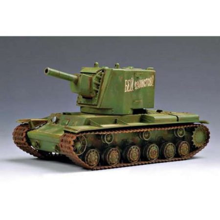 trumpeter 00311 Russian KV-2 Model 1939 Big Turret Kit en plástico para montar y pintar. Incluye cadenas por tramo y eslabón de plástico rígido y cadenas tradicionales en goma.