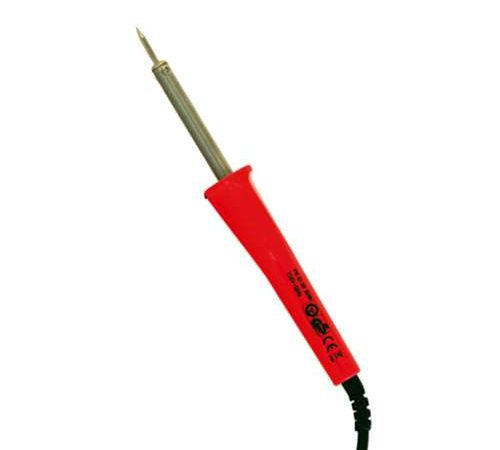 chaves 12001 Soldador tipo lápiz 30W 220V Soldador estañador para trabajos de electrónica y pequeñas soldaduras. Empuñadura de material aislante para prevenir el calor. Punta fina y recta. Alimentación 220-230V Potencia 30W