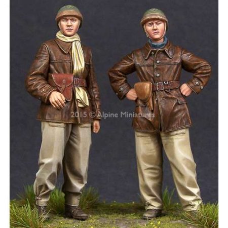 alpine miniatures 35198 WW2 French Tank Crew Set