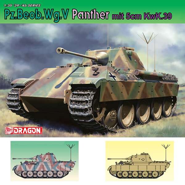 dragon 6821 Pz.Beob.Wg.V Panther mit 5cm Kw.K.39/1