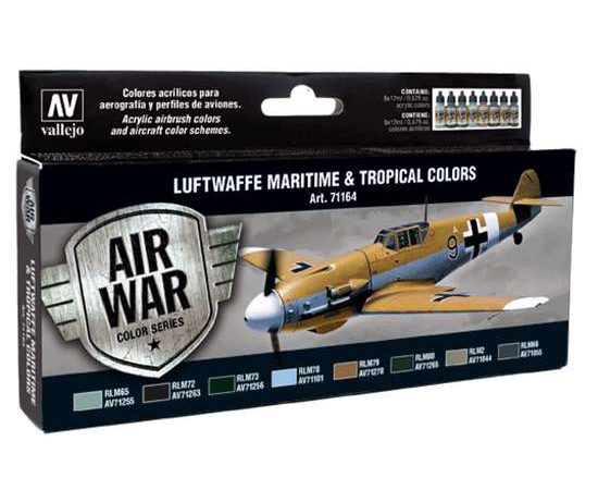 acrylicos vallejo AV71164 Luftwaffe Maritime and Tropical colors