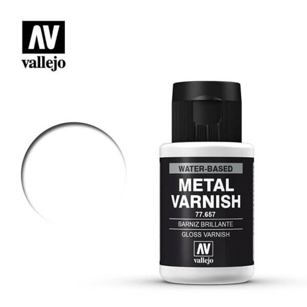 acrylicos vallejo 77657 metal color Barniz Metal Brillante Gloss Metal Varnish 32ml