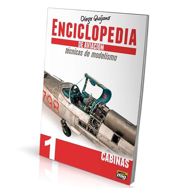 Enciclopedia de técnicas de modelismo de aviación Vol 1 Cabinas primer volumen de la enciclopedia definitiva del modelismo de aviones. Este primer tomo cubre en profundidad los siguientes temas: preparación de piezas, realización de cabinas, desde las más sencillas a las más detalladas de todas las épocas y tipos