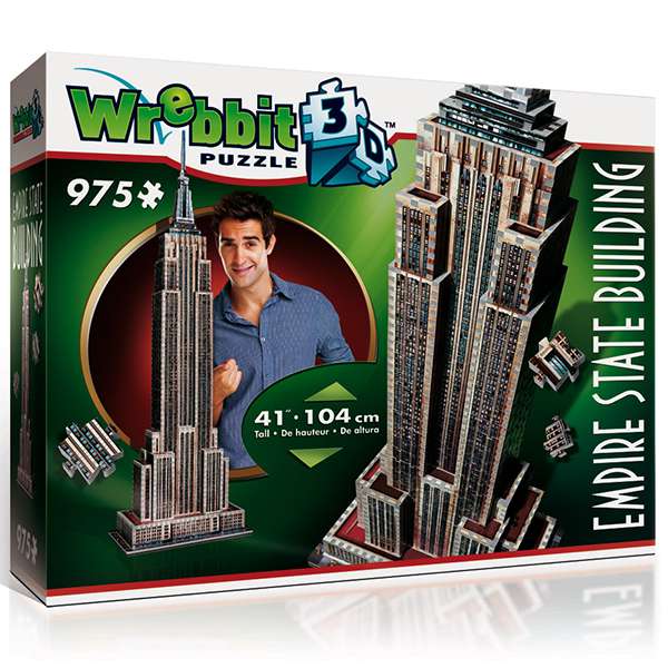 wrebbit -puzzle 3d 59207 EMPIRE STATE BUILDING Puzzle 3D Construido en 1930 fue en su día el edificio más alto del mundo con sus 443 metros, más de 100 pisos y 73 ascensores.