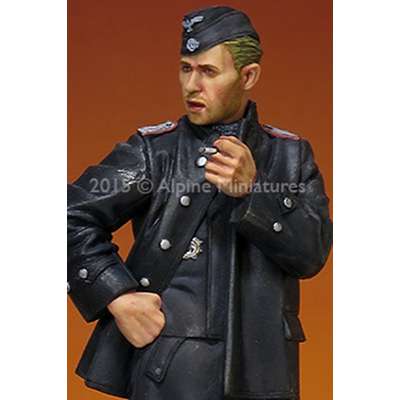 alpine miniatures 35205 WSS AFV Crew 44-45 Figura en resina,requiere montaje y pintura. El kit incluye dos cabezas