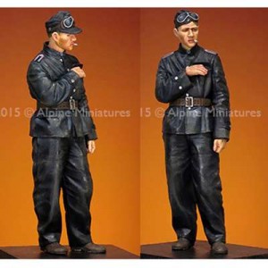 alpine miniatures 35206 WSS AFV Crew 44-45 n 2 Figura en resina,requiere montaje y pintura. El kit incluye dos cabezas.