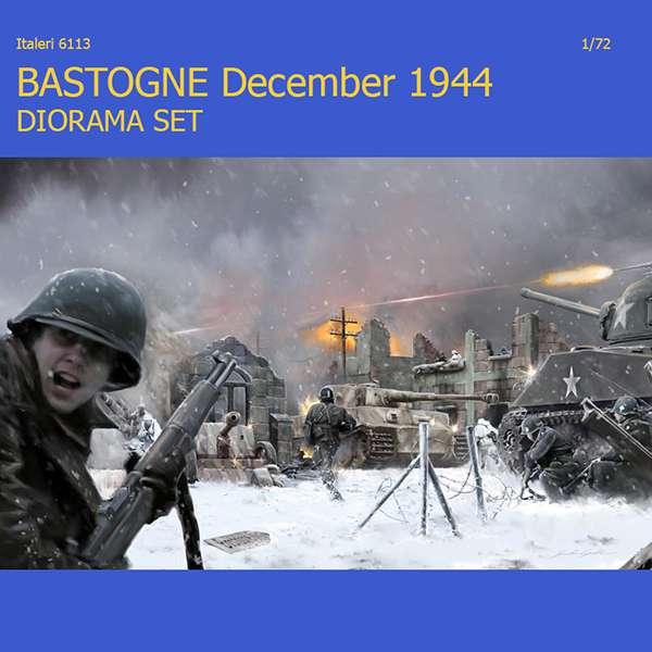 italeri 6113 BASTOGNE December 1944 Diorama set