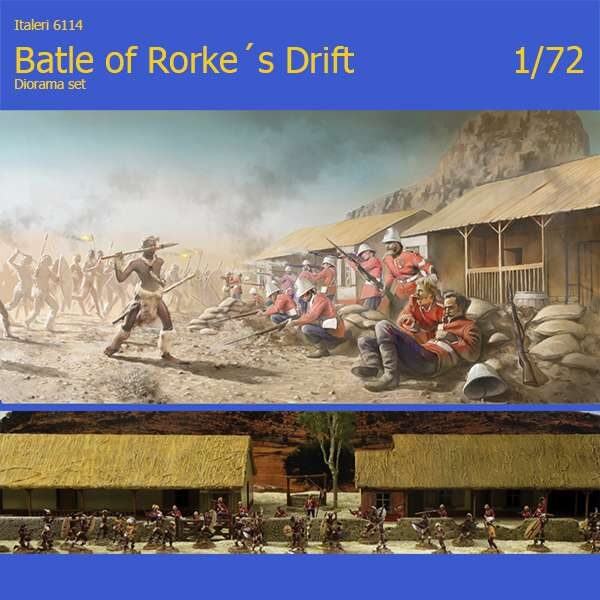italeri 6114 Battle of Rorke 's Drift Diorama Set
