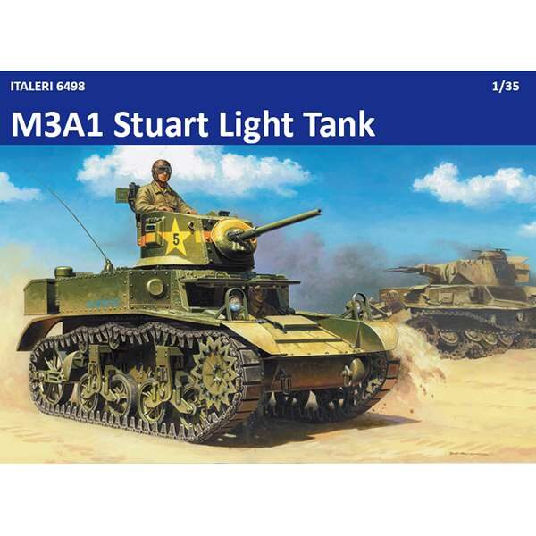 italeri 6498 M3 A1 Stuart Light Tank USA