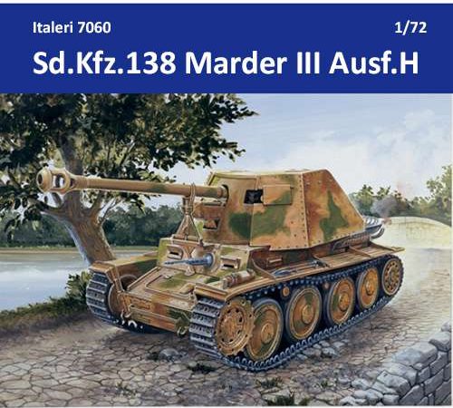 italeri 7060 SD.KFZ.PANZERJ.MARDER III AUSF.H