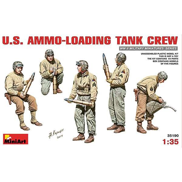 miniart 35190 US Ammo-Loading Tank Crew