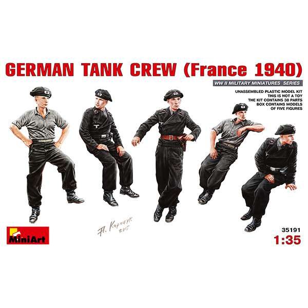 miniart 35191 German Tank Crew France 1940