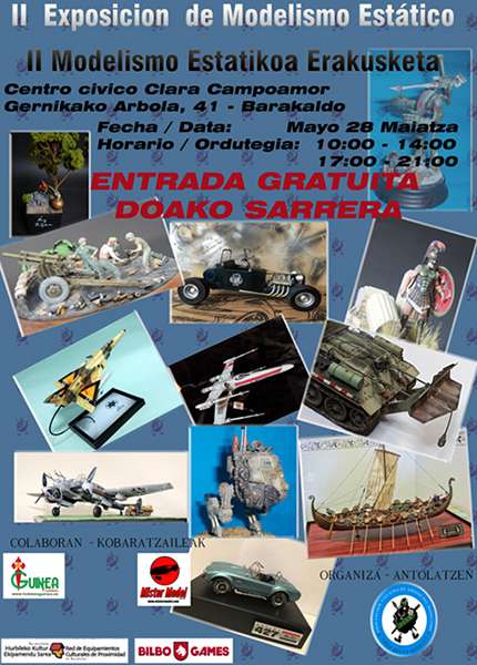 II EXposicion de modelismo estatico en Barakaldo 28-05-2016