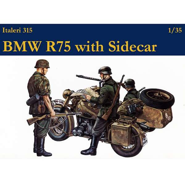 italeri 0315 BMW R75 with Sidecar