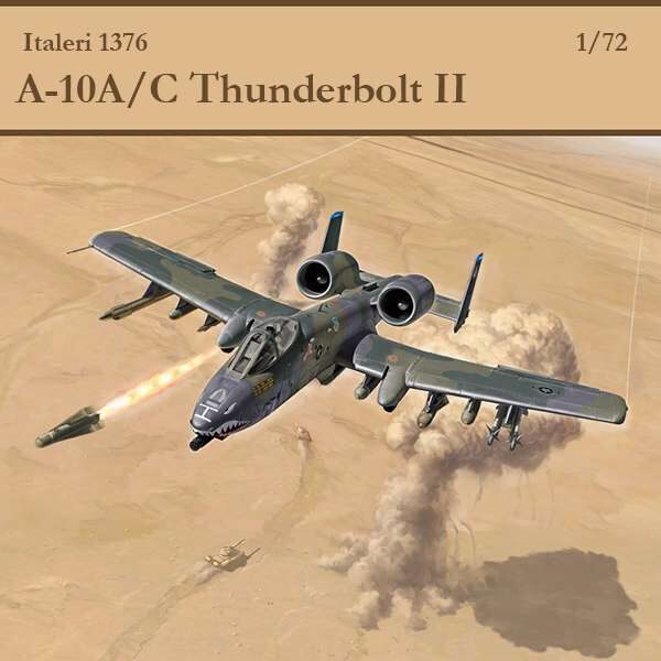 italeri 1376 A-10 A/C THUNDERBOLT ll GULF WAR