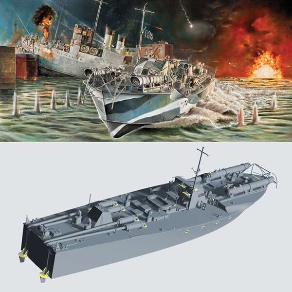 italeri 5619 Vosper MTB 74 St Nazaire Raid