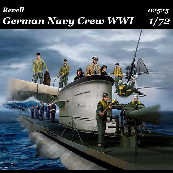 revell 02525 German Navy Crew WWII