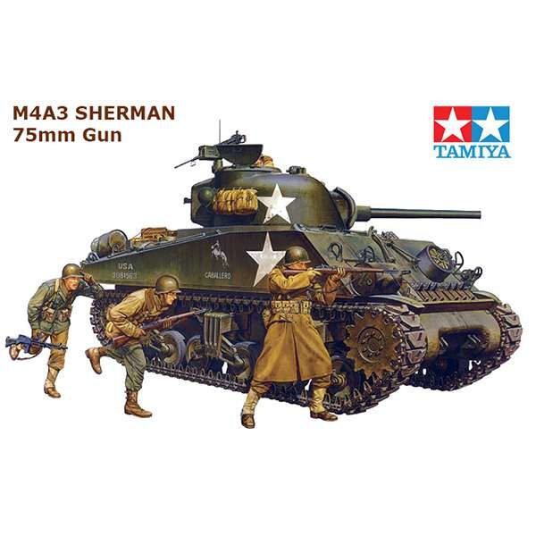 tamiya 35250 M4A3 SHERMAN 75mm GUN Late Production Front Line Breakthrough