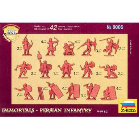 zvezda 8006 Immortals Persian Infantry V IV BC