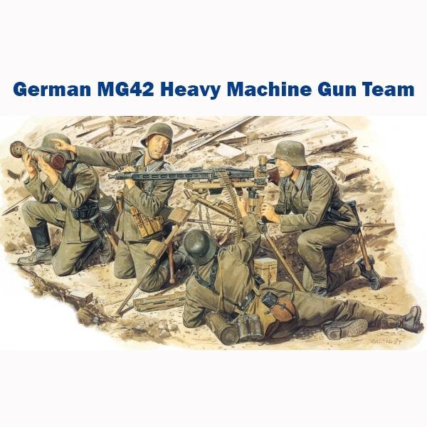 dragon 6064 German MG42 Heavy Machine Gun Team