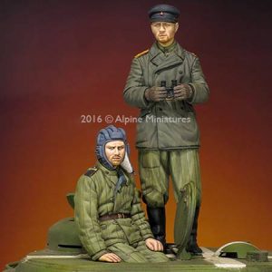 alpine miniatures 35216 WW2 Russian Tank Crew Set