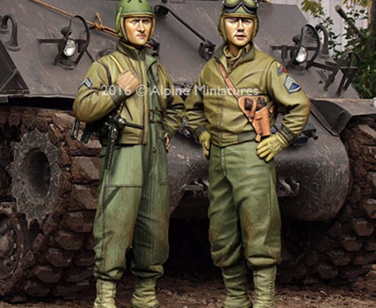 alpine miniatures 35219 US 3rd Armored Division Set