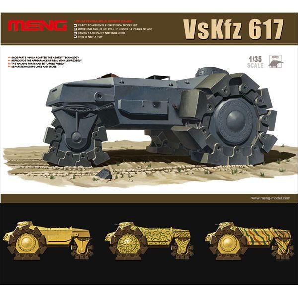 meng model ss-001 GERMAN VsKfz 617 MINENRAUMER