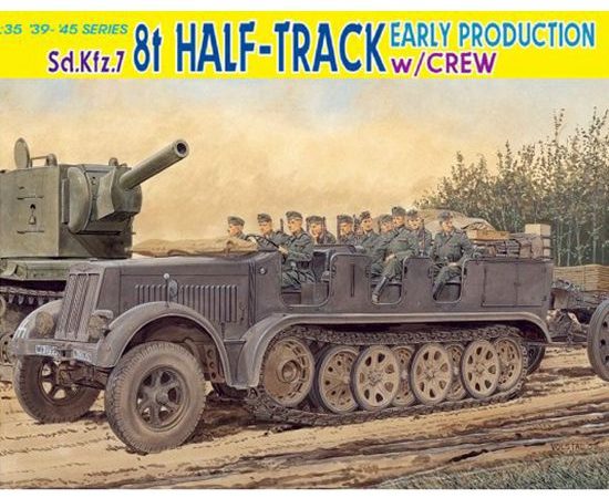 dragon 6545 Sd.Kfz.7 8t Half Track Early Production