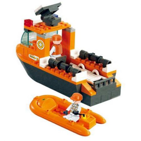 sluban b0101 Sluban B0101 First Aid Boat Juego de construcción por bloques de plástico compatibles con Lego y otras marcas