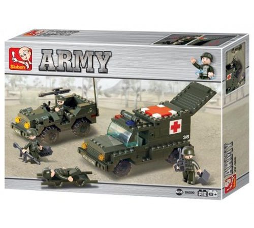 Sluban B6000 Army Ambulance and Jeep compatibles con Lego Una forma fácil y divertida de favorecer el desarrollo e imaginación