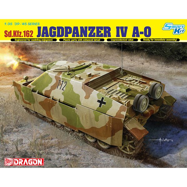 dragon 6843 Jagdpanzer IV A-0 Kit en plástico para montar y pintar.
