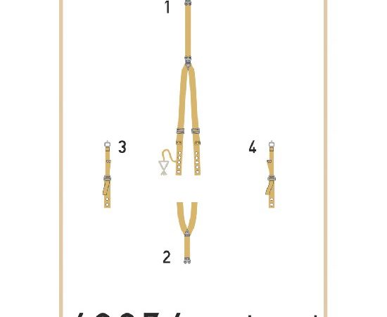 eduard 49074 Spitfire Mk.VIII Seatbelts Superfabric 1/48