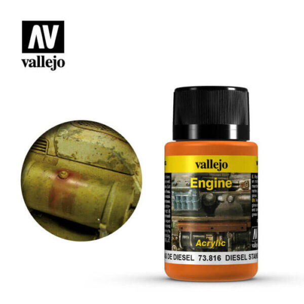 acrylicos vallejo 73816 Manchas de Diesel 40ml