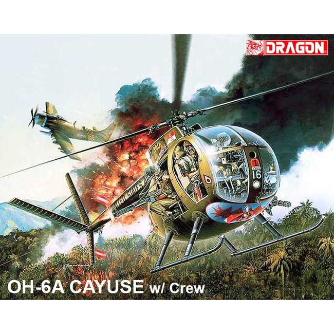 プラモデル　1/35 OH-6A カイユース w/クルー 「‘NAM’ SERIES」 [3310] Amazon | ドラゴン 1/35 OH-6A カイユース w/クルー プラモデル