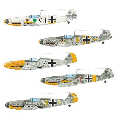 eduard 82115 Messerschmitt Bf 109F-2 ProfiPACK Kit en plástico para montar y pintar Incluye piezas en fotograbado y mascarillas.