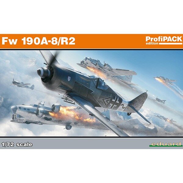 eduard 70112 Focke-Wulf Fw 190A-8/ R2 ProfiPACK Kit en plástico para montar y pintar