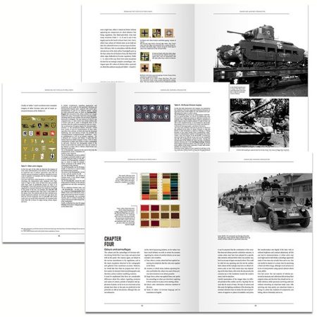 AMIG6036 Panzer ADN Vehículos Militares Alemanes de la Segunda Guerra Mundial Camuflajes, Emblemas, Organización