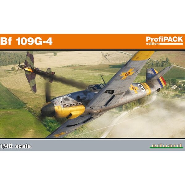 eduard 82117 Messerschmitt Bf 109G-4 Profipack Kit en plástico para montar y pintar. Incluye piezas en fotograbado y mascarillas. Hoja de calcas con 5 decoraciones