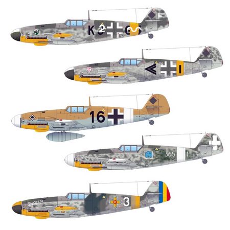 eduard 82117 Messerschmitt Bf 109G-4 Profipack Kit en plástico para montar y pintar. Incluye piezas en fotograbado y mascarillas. Hoja de calcas con 5 decoraciones