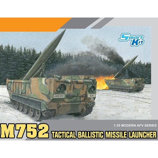 dragon 3576 M752 Tactical Ballistic Missile Launcher Kit en plástico para montar y pintar. Incluye piezas en fotograbado y cadenas por tramo y eslabón