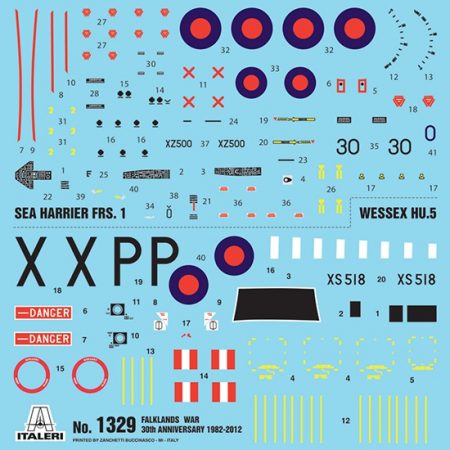 italeri 1329 Wessex UH.5 / Sea Harrier FRS.1 30th Anniversary Falklands War 1982_2012 Collection