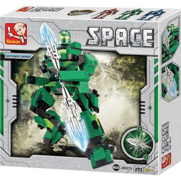 Sluban B0213 Space Ultimate Robot Ares Juego de construcción por bloques de plástico compatibles con Lego y otras marcas.