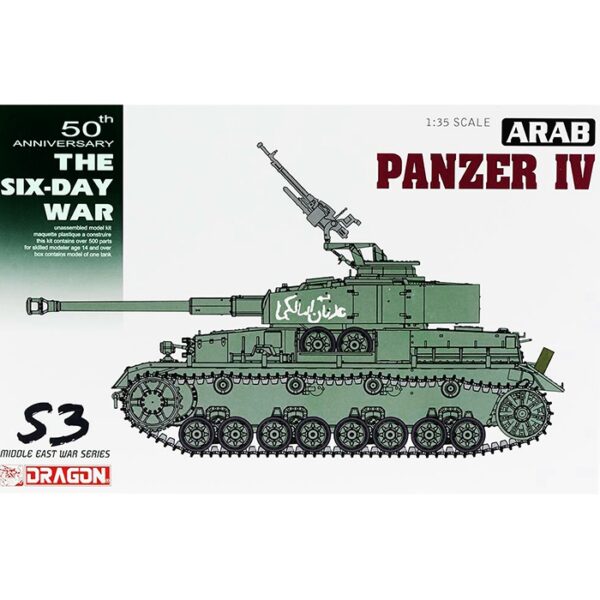 dragon 3593 Arab Pazner IV The Six Day War kit en plástico para montar y pintar.