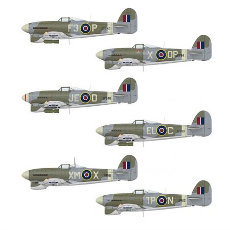eduard 11113 Typhoon Mk.Ib Ranger Limited Edition Kit en plástico para montar y pintar. Incluye piezas en fotograbado, resina y mascarillas.